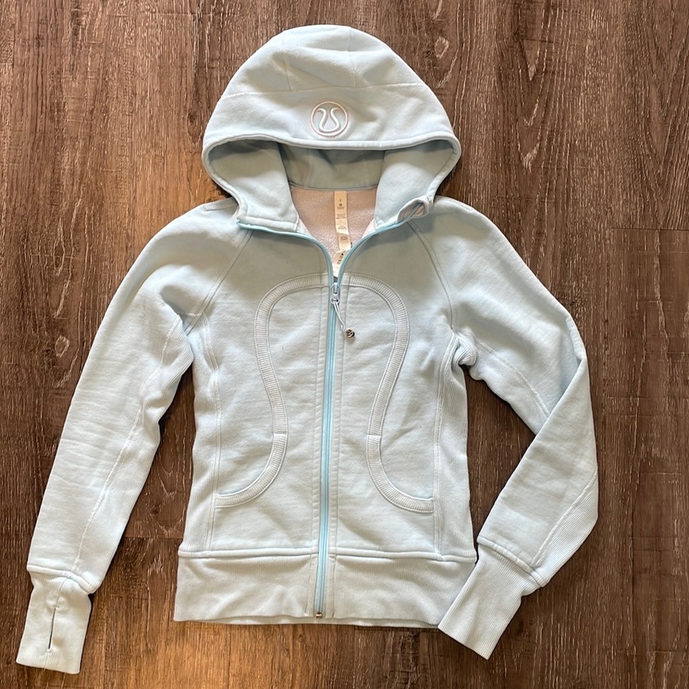 Lululemon Scuba Hoodie Light Blue